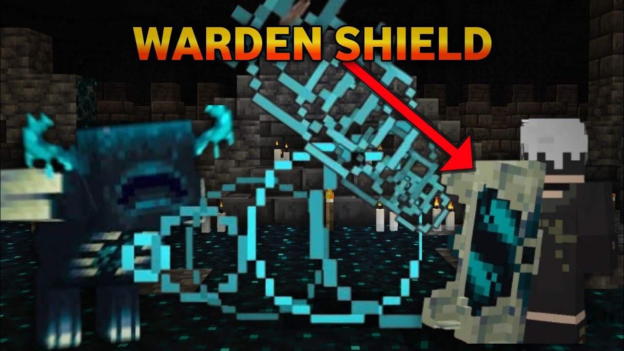 I MADE A MOST POWERFUL WARDEN SHIELD IN MINECRAFT | warden shield in minecraft pocket edition