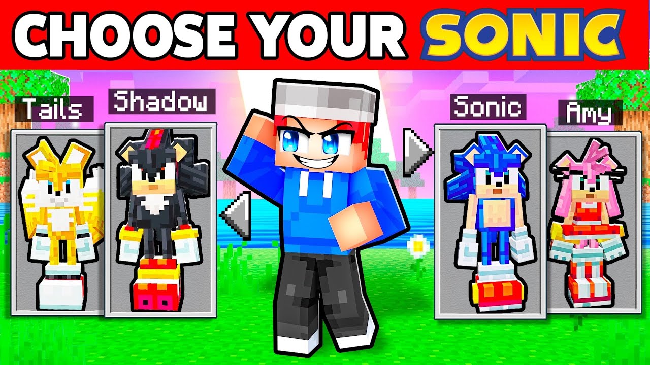 Minecraft, But You Can CHOOSE YOUR HEDGEHOG!