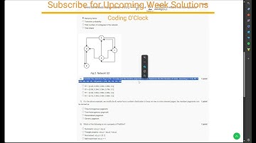 NPTEL Social Network Analysis Week 4 Assignment Solution August 2024 IIT Delhi
