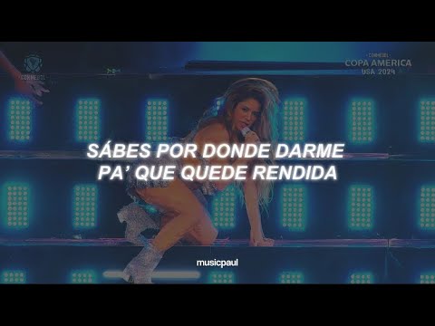 Shakira - Puntería (en vivo desde la final de la Copa América 2024) (Letra/Lyrics)