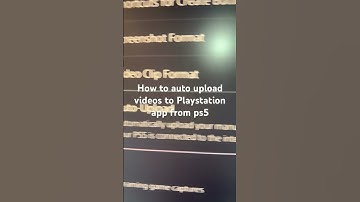 How to auto upload videos to Playstation app from ps5
