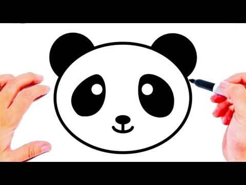 Dessin facile | comment dessiner un panda kawaii facile | Dessin kawaii ...