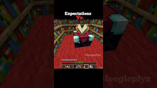 Extraction Vs Reality #minecraft #shorts #catmemes