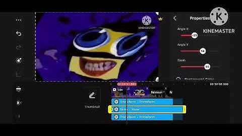 How to make divided deform on KineMaster 