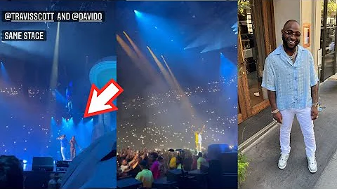 Travis Scott Brought Out Davido As Sold Out 02 London With Wizkid & Others