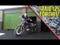 MOTORCYCLE FOUND IN STORAGE UNIT! I Bought An Abandoned Storage Unit And Found A Motorcycle