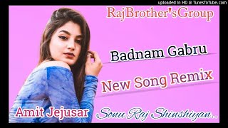 Badnam Gabru Hard Dholki Mix Dj Amit Jejusar