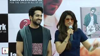 Famous launch of book Cracking The Code written by Ayushmanns Khurrana With wife Tahira Kashyab Net Worth
