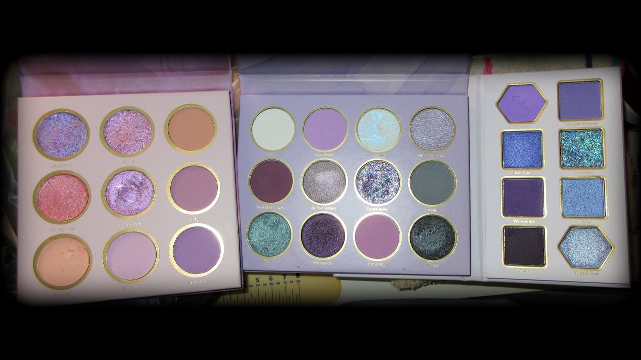 SHEGLAM PURPLE Palettes Violet Vision, Rhapsody & Sagittarius Swatches, Review & Comparisons