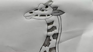 How to draw a Giraffe easily|suni Katya collection.