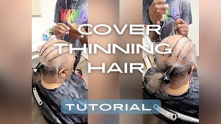 Tutorial | Covering Thinning Hair| Ms. Pk's Crochet Braids