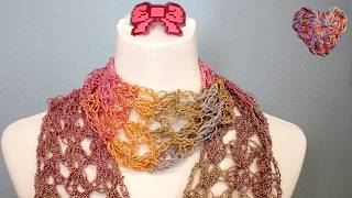 Häkeln | Baumwolltuch mit Farbverlauf | Iris-Muster Häkeln für den Sommer | einfach & schnell