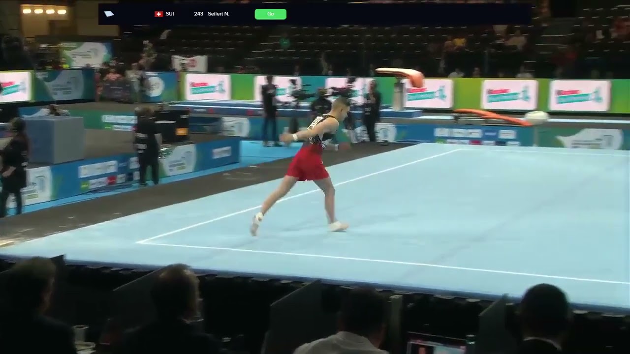 Noe Seifert. 2025 European Championships. Qual/TF. FX