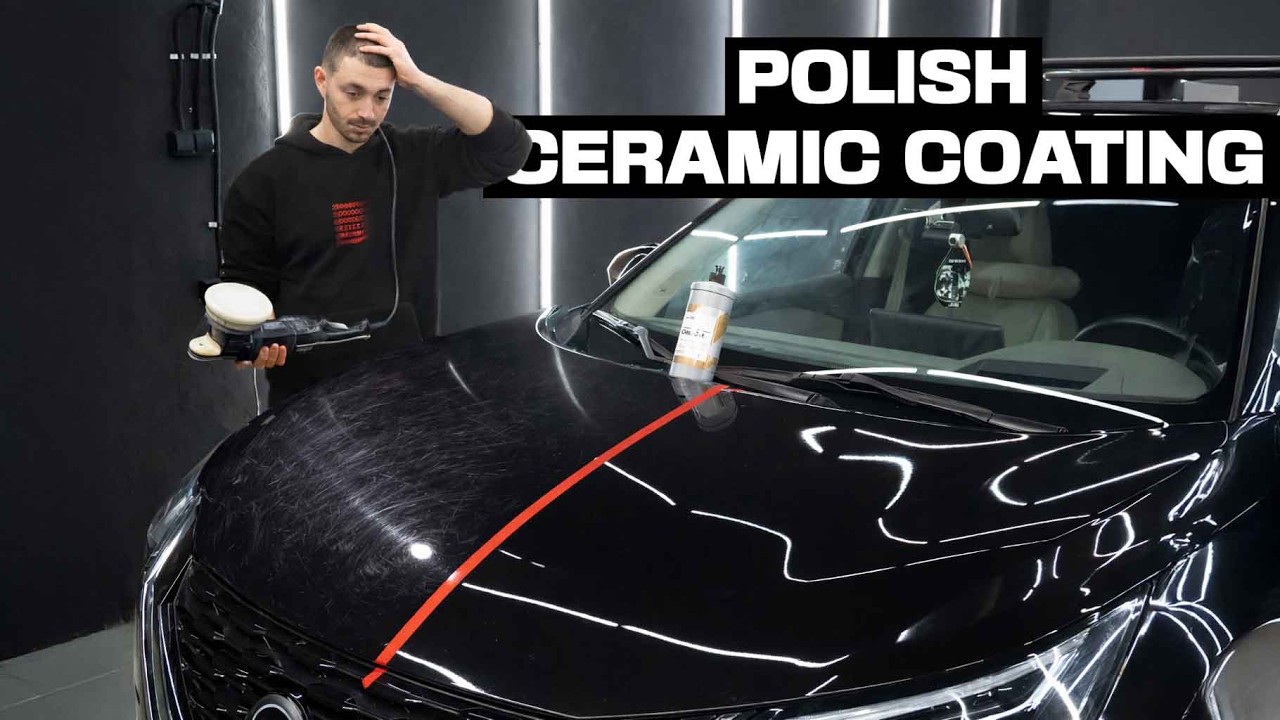 The Ultimate Glow Up! Full Detail & Ceramic Coating for a Swirled Nissan