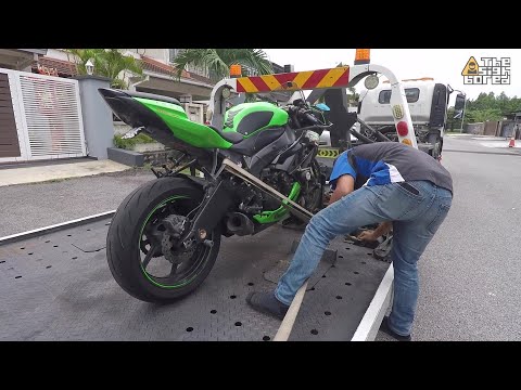 はー Kawasaki Ninja ZX-6R | Workshop 6 | Exhaust pipe leak fix