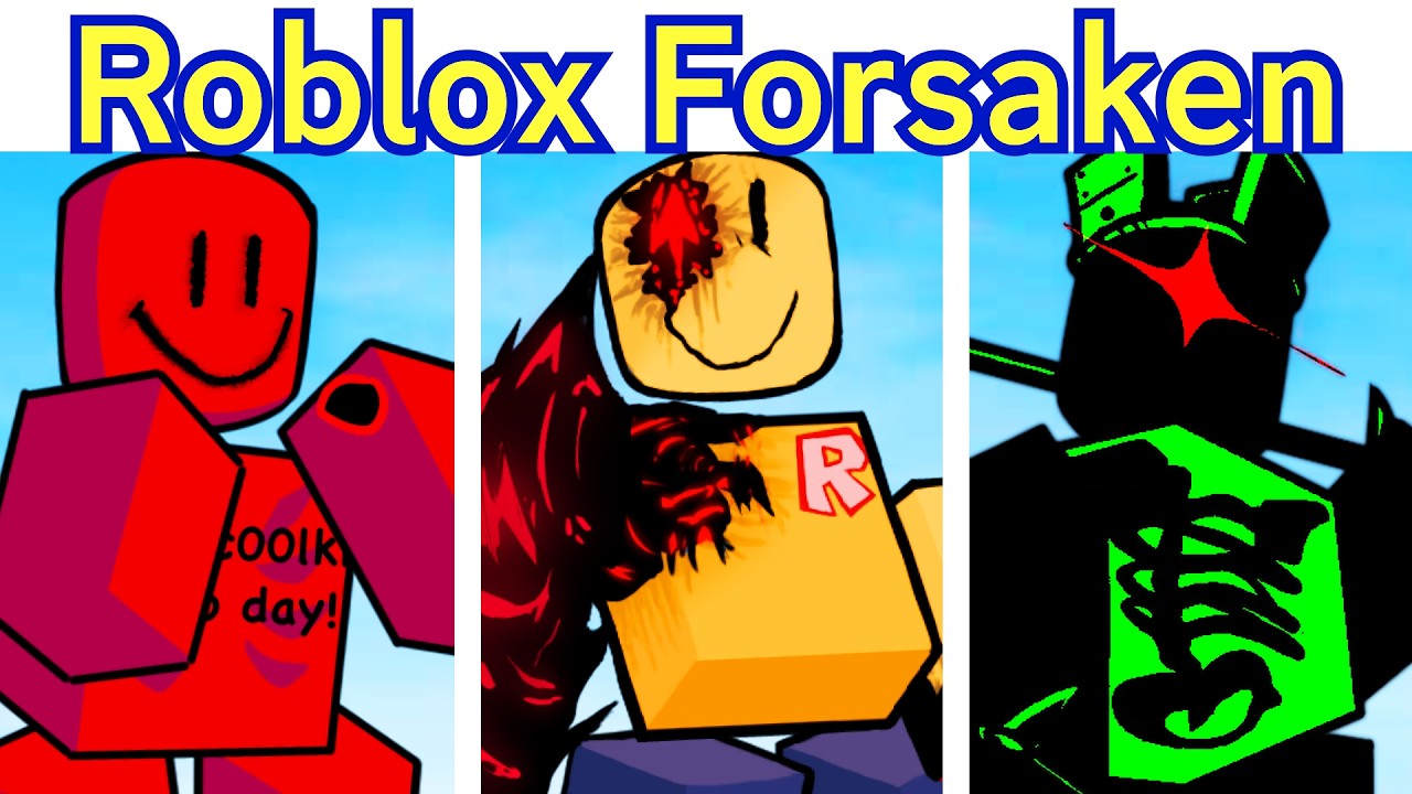 FNF Roblox Forsaken Arrives at FNF!! Vs c00lkidd, 1x1x1x1, John Doe (Vs Forsaken Demo) Horror Roblox