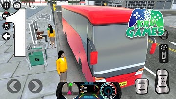 Usa Bus Simulator 2021 Coach Bus Driving Car Games Gameplay Walkthrough #1 (Android, IOS)