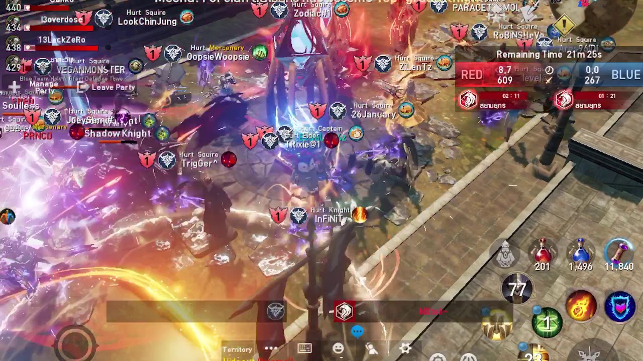 [Lineage 2 Revolution]Fortress Siege - Hurt vs Siamcity(สยามยุทธ)