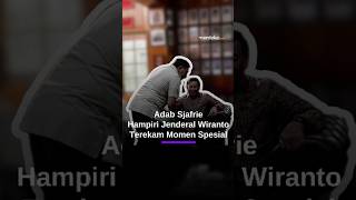 Adab Menhan Sjafrie Hampiri Jenderal Senior Wiranto, Ada Momen Spesial Diminta ke Depa