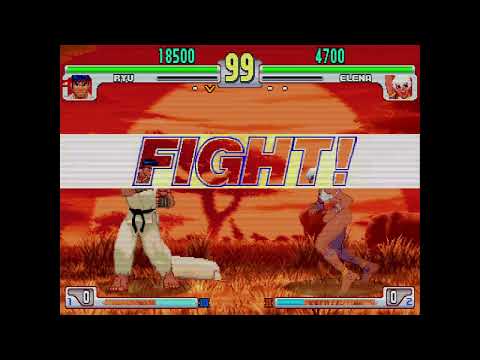 Street Fighter III: 3rd Strike - Ryu vs. Elena 3