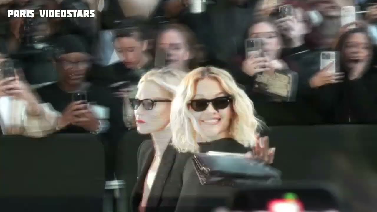 Rita Ora and Kate Moss together @ Paris Fashion Week 1 october 2025 show Tom Ford