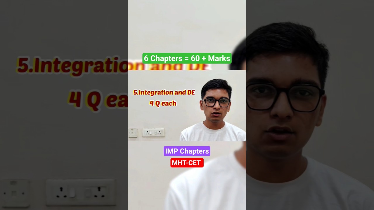 Rank Booster Chapters for MHT-CET | Ep - 5