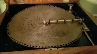 Regina 15.5 Music Box Plays El Capitan.