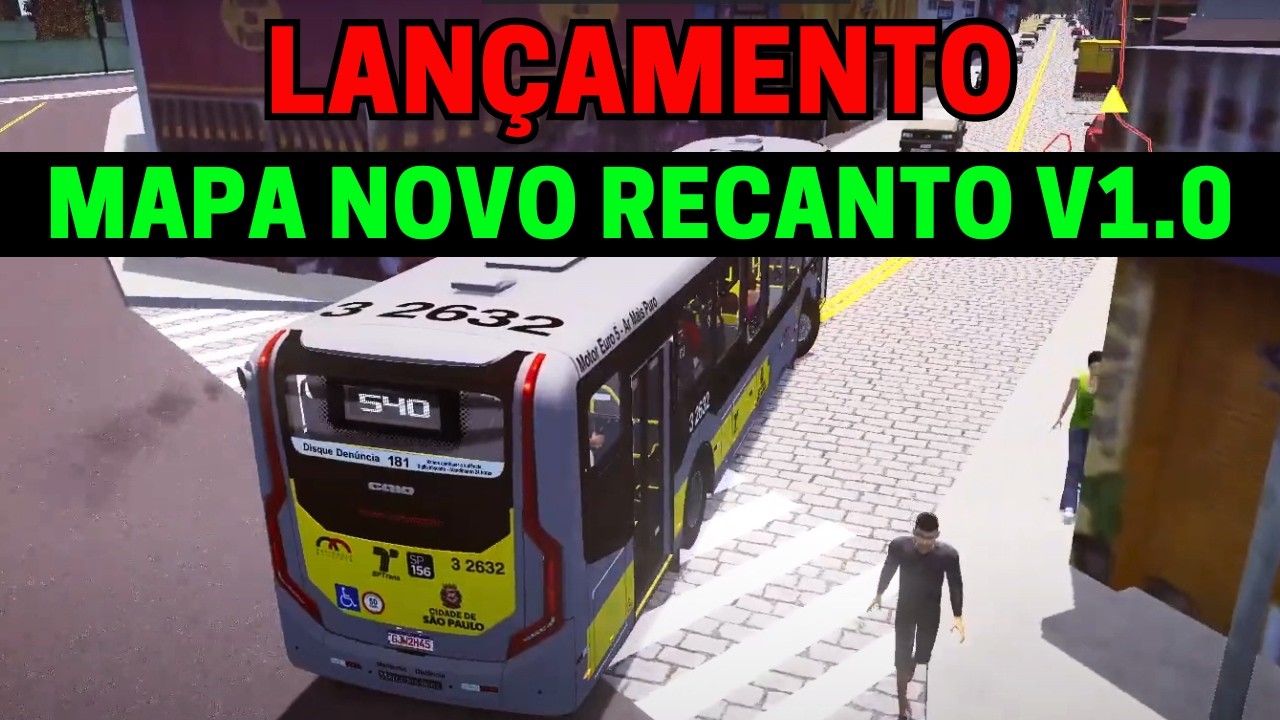 ๐ดGameplay Novo Mod Mapa Novo Recanto V1.0 Oficial | Proton Bus ...