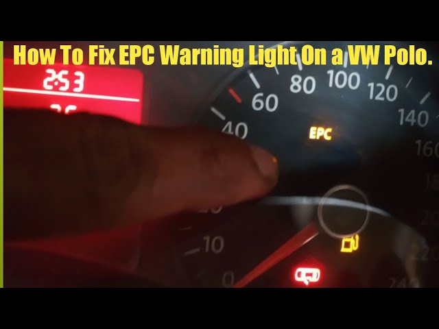 Calibre Fjernelse noget How To Fix EPC Warning Light On a VW Polo. - YouTube