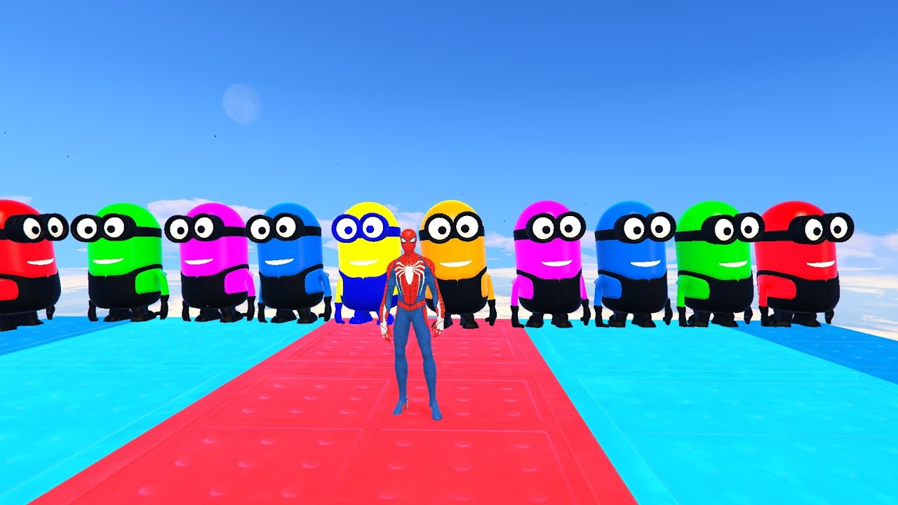 GTA 5 Ragdoll Physics Gone Wrong 🤣 | Spiderman & Minions | Ep 01