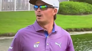 Rickie Fowler has hilarious reaction after hitting shank at Travelers Championship