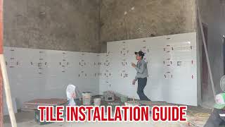 Guide to tiling and finishing your house