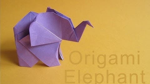 How to Make an Origami Elephant :: Elefante de papel