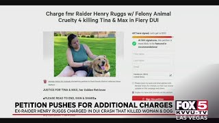 Petition pushes for additional charges for ex-Raiders' Henry Ruggs III