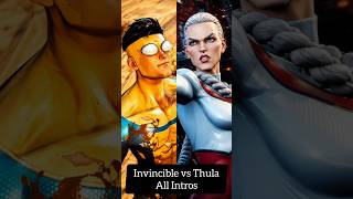 Invincible vs Thula All Intros - Invincible VS #shorts #invincible
