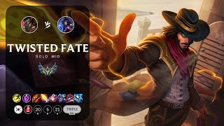 Twisted Fate Mid vs Ahri - KR Challenger Patch 14.8