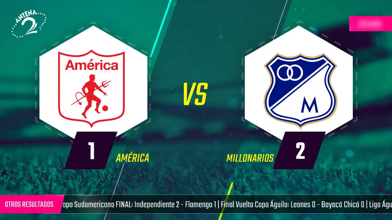 En Vivo America Vs Millonarios Youtube