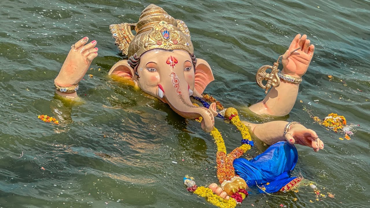 Biggest Ganesh Visarjan 2025 | Ganpati Visarjan Procession 2025 In Hyderabad | Ganesh Nimajjanam2025