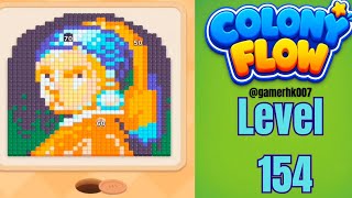 Colony Flow Level 154 hard level Walkthrough Solution 