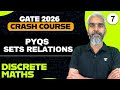 Discrete Maths 07 | PYQs on Sets & Relations | GATE 2026 Discrete Maths | Vishal Rawtiya sir