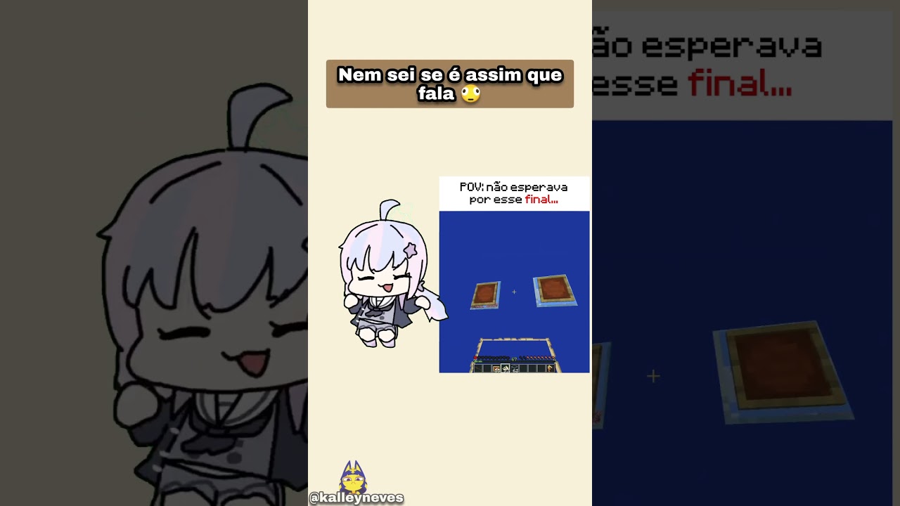 Carambolas, é o... Essa aqui é a ilusão de ótica que mais dá medo no Minecraft 🫪 meme