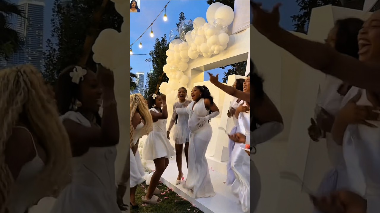 По этому видеоролику видно, что всем очень понравилась вечеринка в честь будущего ребенка Вики Дж...