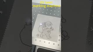 UV laser marking machine ，laser engraved leather and fabric，high speed laser engraved