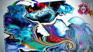 Download Lagu I Used Olga Soby's Dutch Pour Recipe and I LOVE IT!!  Acrylic Pouring for Beginners MP3