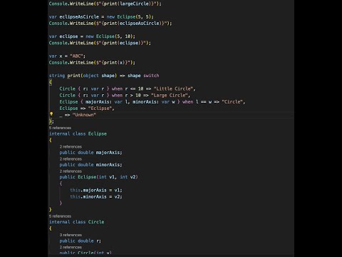 c# switch expression in 6 min