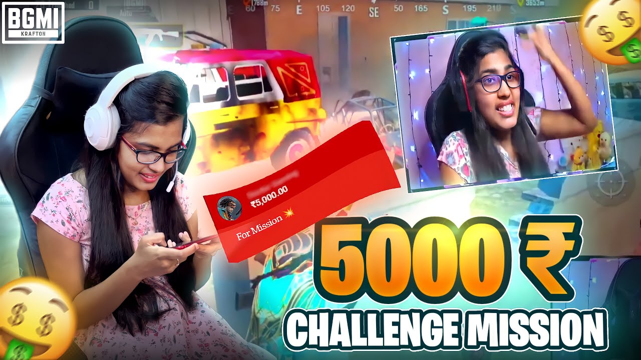 5000-rupees-challenge-in-bgmi-tamil-pubg-mobile-girl-gamer-annora