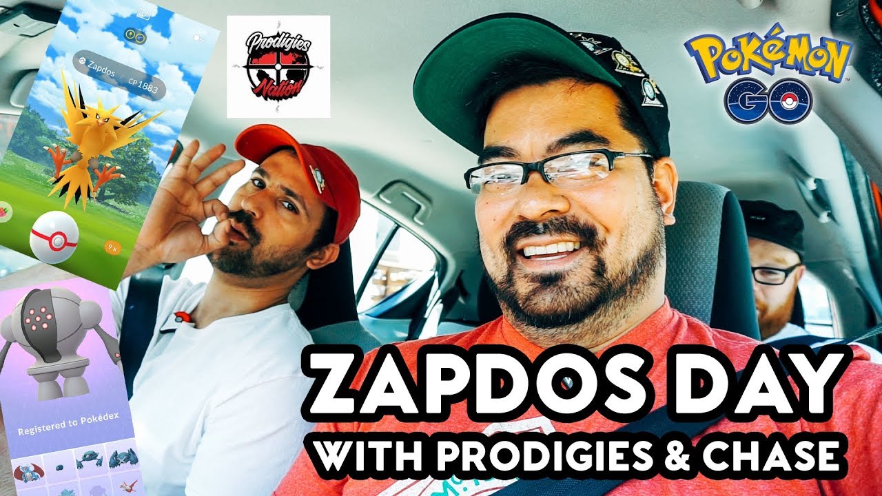 Pokémon GO Vlog 103: Zapdos Day featuring ProdigiesNation!