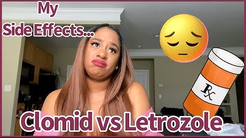 MY SIDE EFFECTS AFTER TAKING CLOMID & LETROZOLE | TTC with PCOS