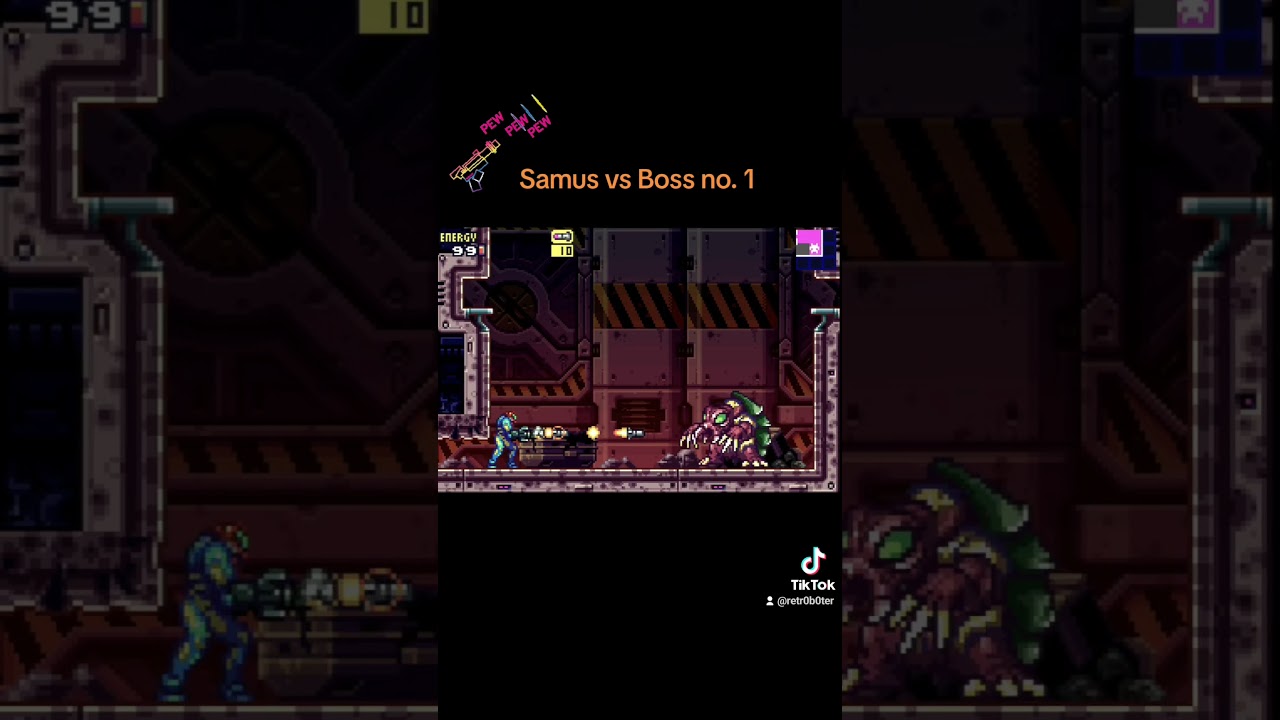 Metroid Fusion Samus vs Boss 