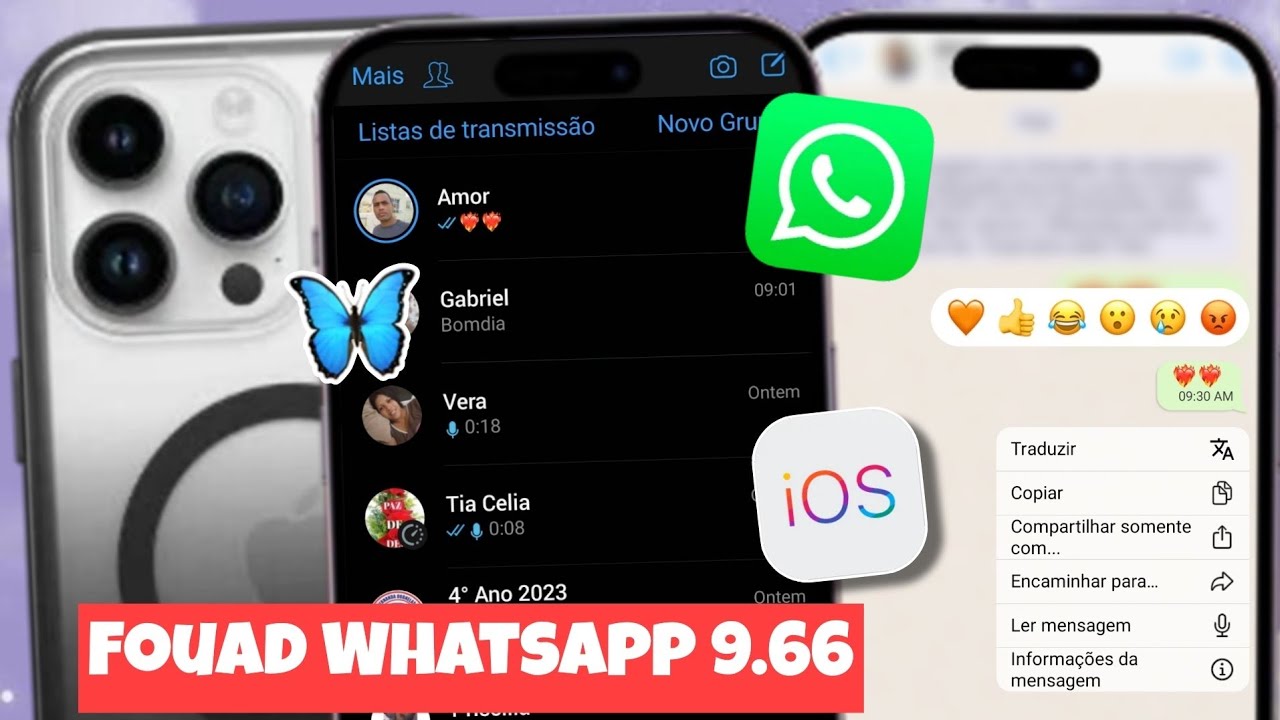 🔥 FOUAD IOS V9.66 ATUALIZADO/ WHATSAPP IGUAL IPHONE NO ANDROID 2023 ...